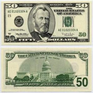 Buy USD 50 Bills Online