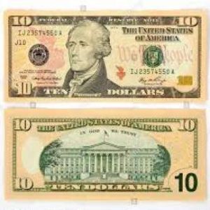 Buy USD 10 Bills Online